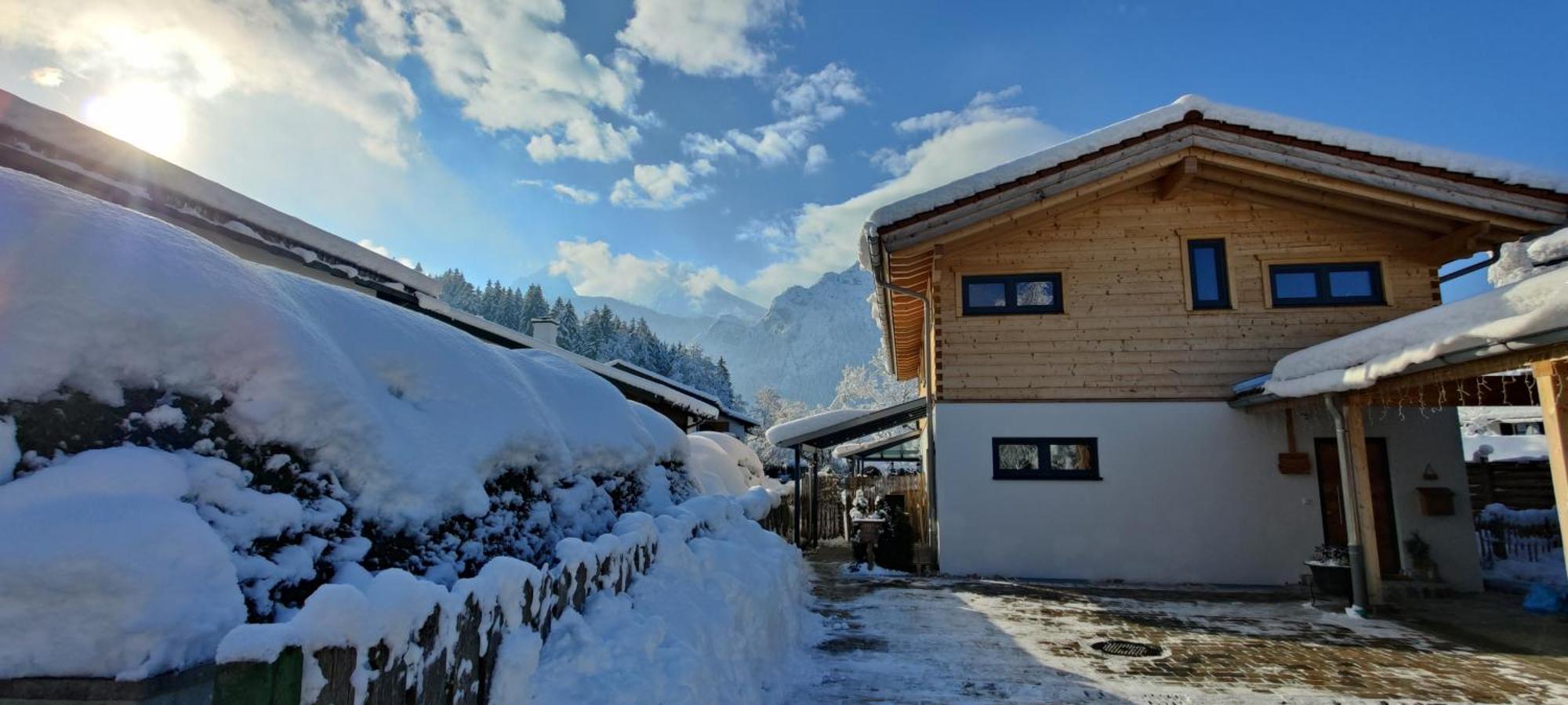 Appartamento Holznest - Dein Urlaub Im Gemuetlichen Holzhaus Schönau am Königssee Esterno foto